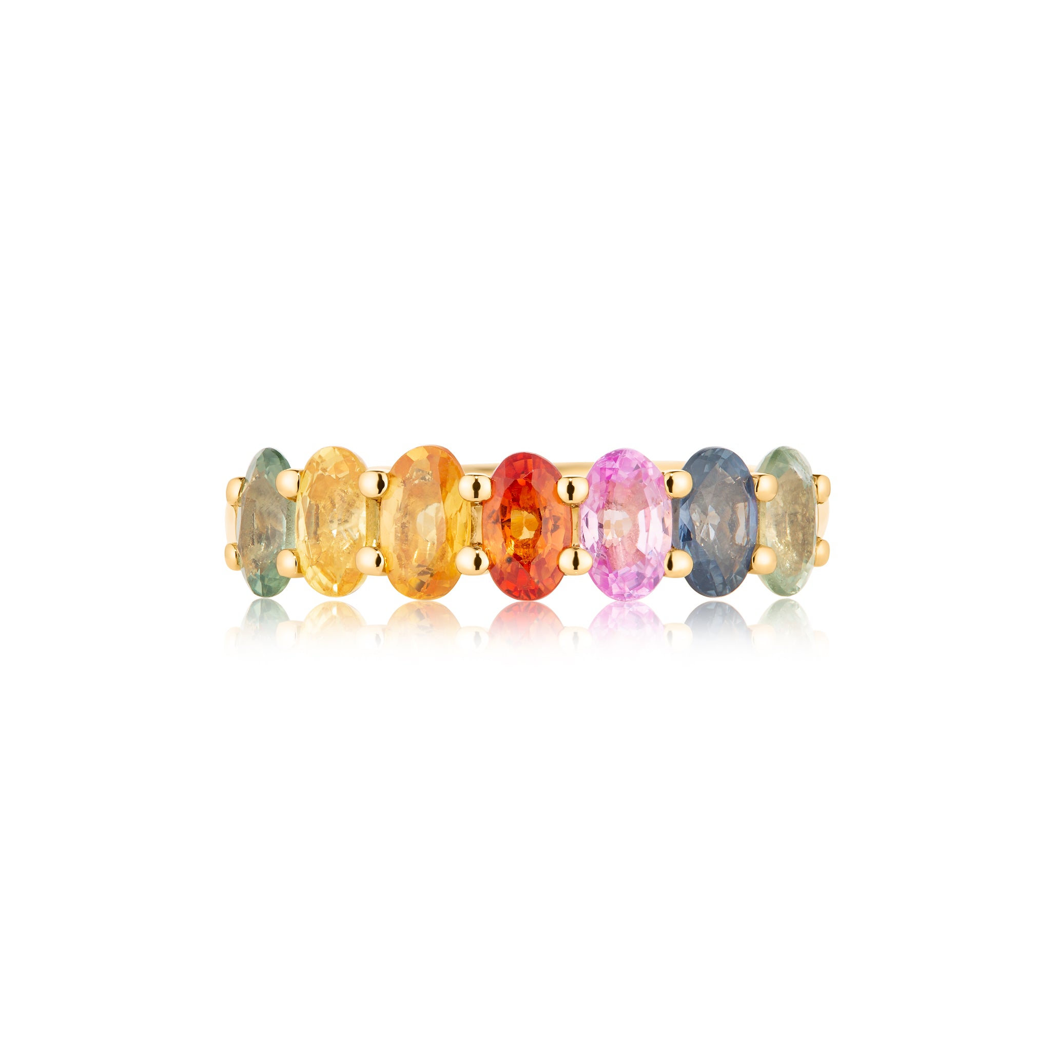 Rainbow Sapphire Ring